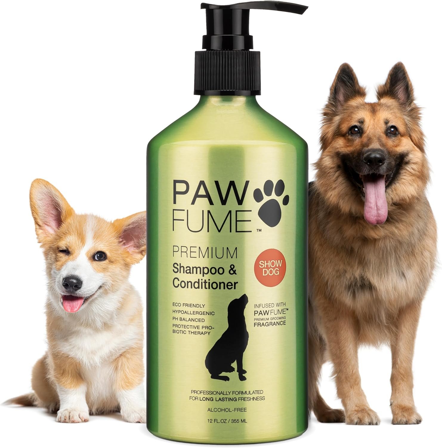 PAWFUME Deshedding Dog Shampoo and Conditioner, Show Dog, 1-Pack PAWFUME Deshedding Dog Shampoo and Conditioner, Show Dog, 1-Pack