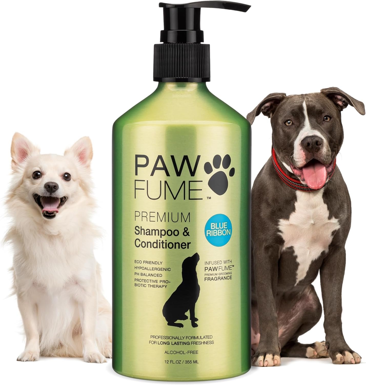 PAWFUME Dog Shampoo and Conditioner, Blue Ribbon, 1-Pack PAWFUME Dog Shampoo and Conditioner, Blue Ribbon, 1-Pack