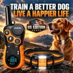 PAWPRO Dog Shock Collar with Remote, US Edition Training Collar, 4-Mile Range, Night Light, Beep, Vibration & 1-99 Shock, Waterproof & Rechargeable, Fits All Dogs, 30-Day Training Guide (1 Collar) - Image 2