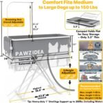 PAWZIDEA 2-in-1 Dog Bathtub & Grooming Table 43" for Medium to Large Dogs - Image 2