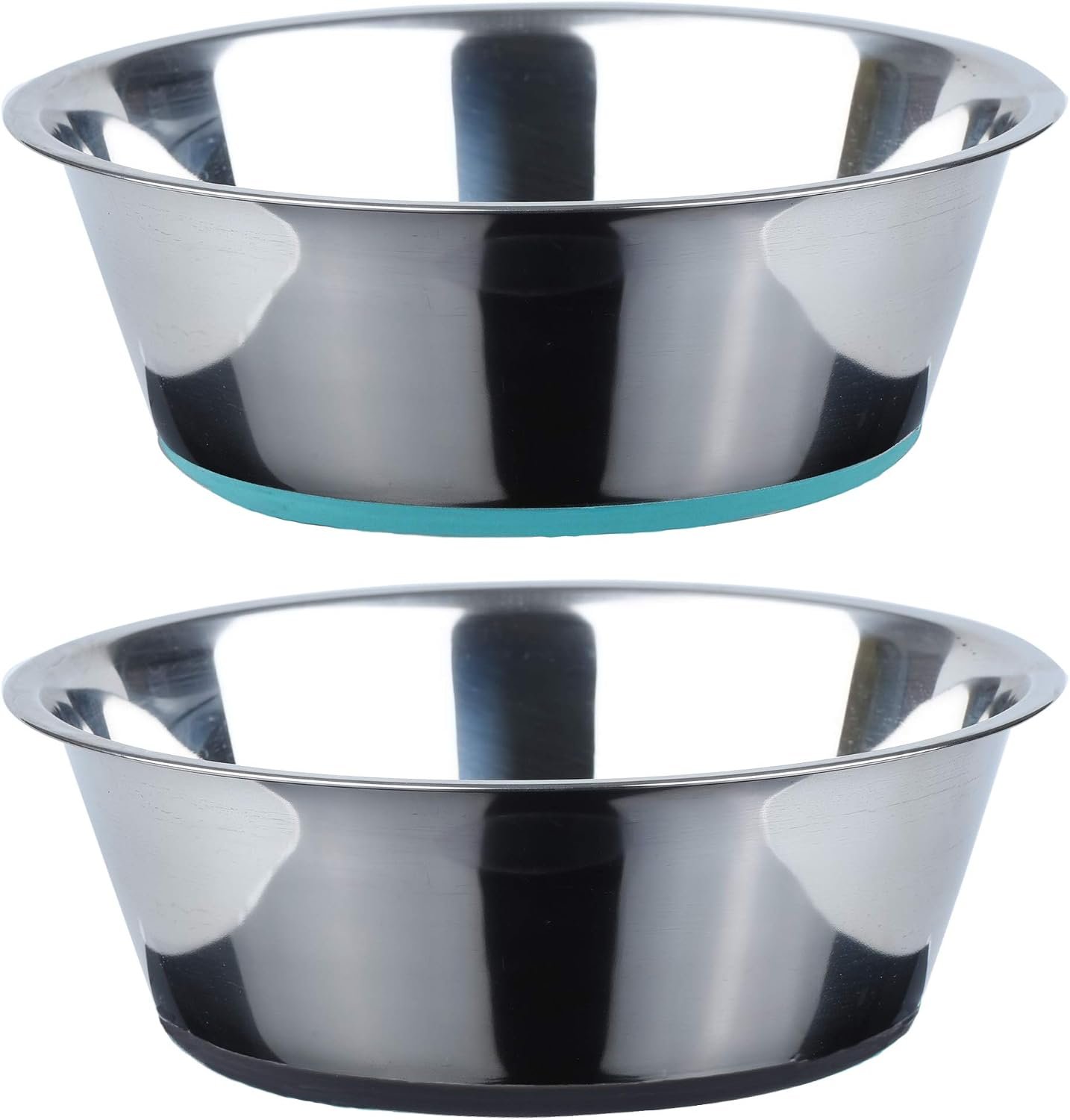 PEGGY11 Deep Stainless Steel Dog Bowls, 3 US Cup Each, 2-Pack PEGGY11 Deep Stainless Steel Dog Bowls, 3 US Cup Each, 2-Pack