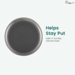 PEGGY11 Nonslip Stainless Steel Dog Bowls, 7.6 US Cup Each, 2 Pack - Image 2