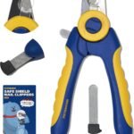 PETHROOM Professional Dog Nail Clipper with Safety Guard, Avoid Overcutting