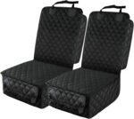 PETICON Waterproof Front Seat Car Cover 2 Pack, Full Protection