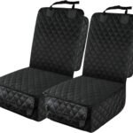 PETICON Waterproof Front Seat Car Cover 2 Pack, Full Protection