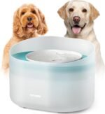 PETLIBRO 2.1Gal/8L Dog Water Fountain for Large Dog, Anti-Splash Dog Water Bowl Dispenser, Super Quiet Pet Water Fountain, 5 Layer Filtration Water Dispenser for Large Dogs Cats and Multi-Pet Homes