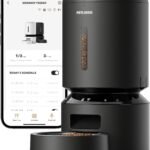 PETLIBRO Automatic Cat Feeder, 5G WiFi Automatic Dog Food Dispenser with Freshness Preservation, 5L Timed Pet Feeder with Low Food Sensor, Up to 10 Meals Per Day, Granary Black