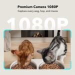 PETLIBRO Automatic Cat Feeder with Camera for Two Cats, 1080P HD Video with Night Vision, 5G WiFi Pet Feeder with Phone APP Control, 2-Way Audio for Cat & Dog, Low Food & Motion & Sound Alerts - Image 2