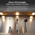 POLIMO LED Dog Washing Station, 304 Stainless Steel Pet Wash Sink - Image 2