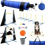 POPMOON Agility Training Equipment for Dogs, 11 Pcs Dog Agility Equipment