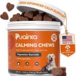 PUAINTA Calming Chews for Dogs & Cats with Magnesium Glycinate