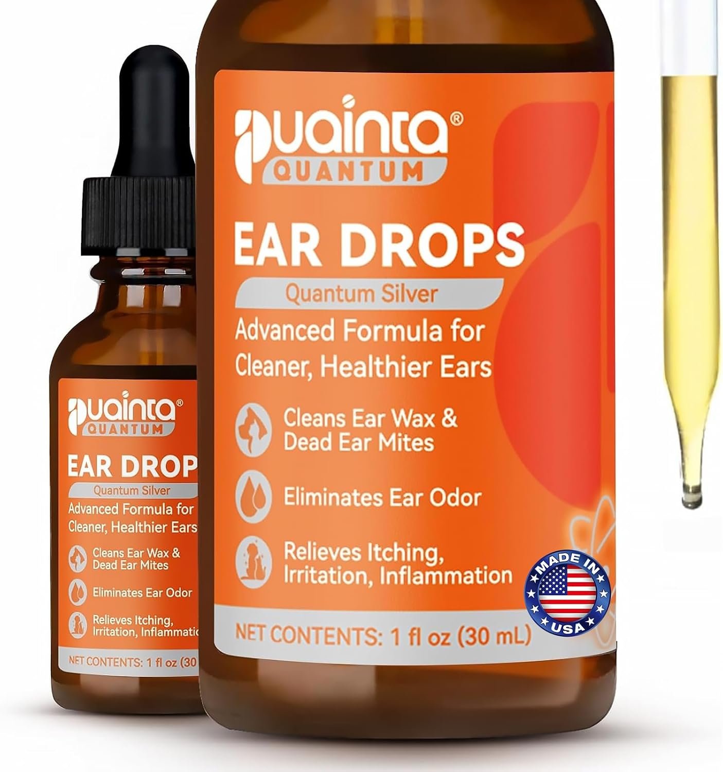 PUAINTA Dog Ear Cleaner Drops for Infection Treatment PUAINTA Dog Ear Cleaner Drops for Infection Treatment