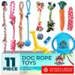 Pacific Pups Products Dog Rope Toys for Medium Dogs, 11 Pack