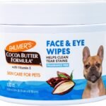 Palmer’s for Pets Face and Eye Dog Wipes, Unscented, 100 Count