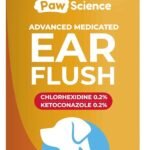 Paw Science Dog Ear Cleaner – Cat & Dog Ear Infection Treatment – Medicated Pet Ear Wash, Flush, and Cleaning Solution for Dogs and Cats – Remedy for Itchy Yeast Relief