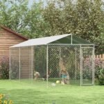 PawHut Outdoor Dog Kennel for Large Breeds 20' x 7.5' x 6.5' - Image 2