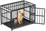 Pawaboo 38 Inch Heavy Duty Dog Crate, with Removable Tray, Escape Proof