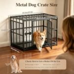 Pawaboo 38 Inch Heavy Duty Dog Crate, with Removable Tray, Escape Proof - Image 2
