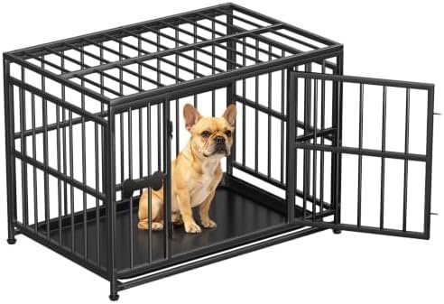 Pawaboo 38 Inch Heavy Duty Dog Crate, with Removable Tray, Escape Proof Pawaboo 38 Inch Heavy Duty Dog Crate, with Removable Tray, Escape Proof