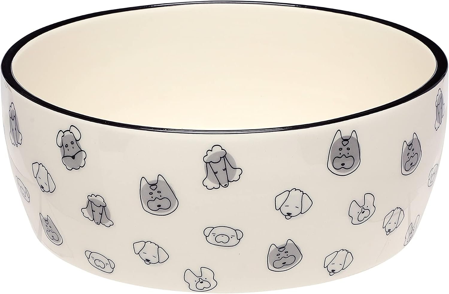 Pearhead Ceramic Dog Bowl Extra Large 8 Cup Pearhead Ceramic Dog Bowl Extra Large 8 Cup