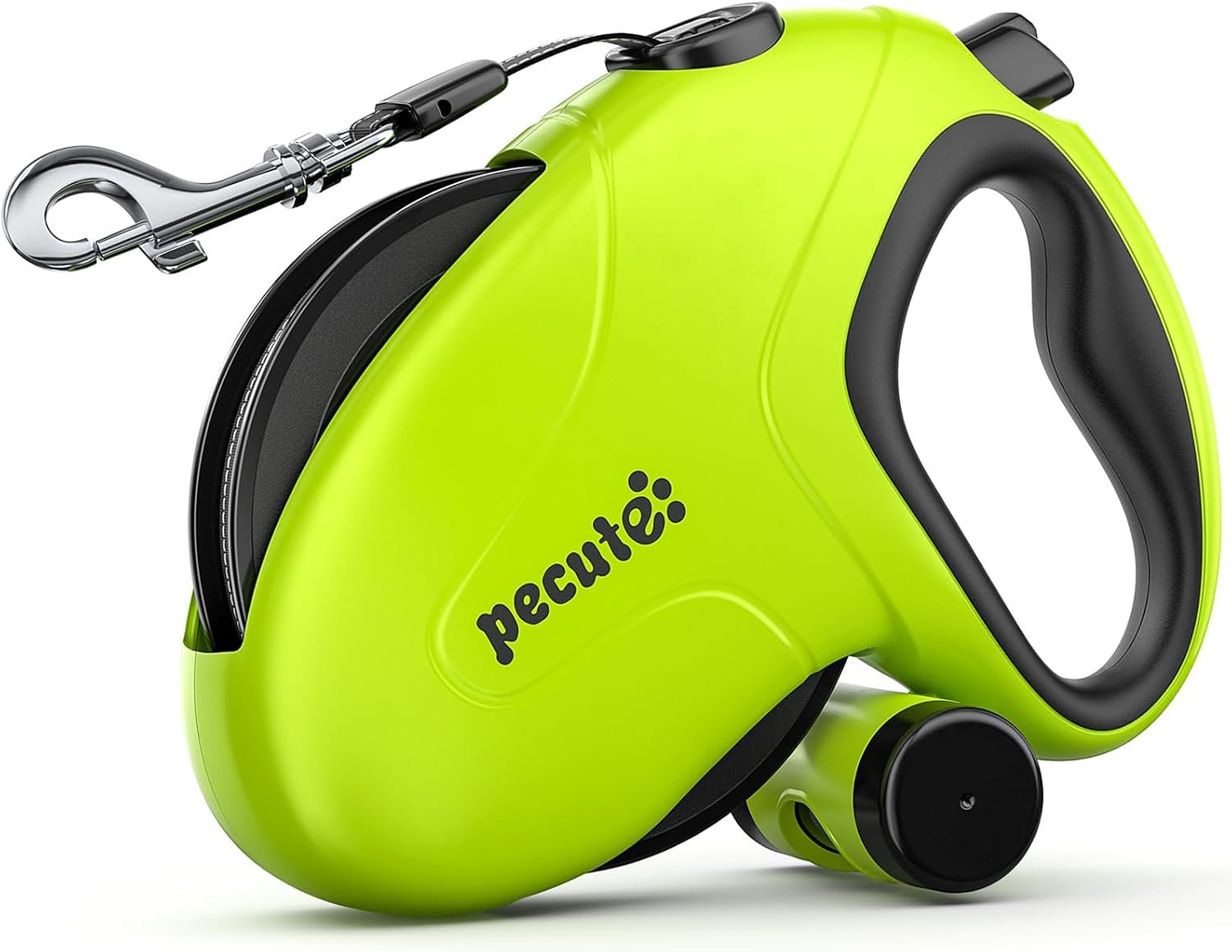Pecute 32ft Retractable Dog Leash with Reflective Strips, 360° Tangle-Free, One-Button Control & Sturdiness Nylon Material, Long Leash Retractable with Poop Bag Holder for Medium Large Dog Pecute 32ft Retractable Dog Leash with Reflective Strips, 360° Tangle-Free, One-Button Control & Sturdiness Nylon Material, Long Leash Retractable with Poop Bag Holder for Medium Large Dog
