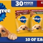 Pedigree Choice Cuts Wet Dog Food Pouch, Protein Variety, 3.5 oz, 30 Count