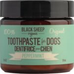 Peppermint Natural Dog Toothpaste-Simple Ingredient with Human-Grade Coconut Oil for Dogs-Fresh Dog Bad Breath and Keep Teeth Clean, Plaque Control and Reduce Tartar