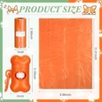 Perkoop 80 Pcs Dog Poop Bag Dispenser with Dog Waste Bags, Bone Shape - Image 2