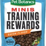Pet Botanics Training Rewards Mini Soft & Chewy Dog Treats, Bacon, 10 oz