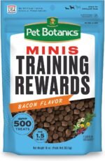 Pet Botanics Training Rewards Mini Soft & Chewy Dog Treats, Bacon, 10 oz