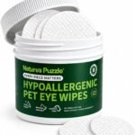 Pet Eye Wipes for Dogs & Cats, 100 Count Tear Stain Pads