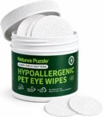Pet Eye Wipes for Dogs & Cats, 100 Count Tear Stain Pads