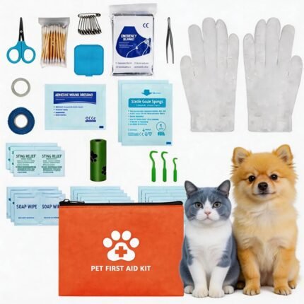 Pet First Aid Kit for Dogs & Cats