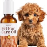 Pet Fur Care Oil – Detangles, Reduces Shedding – Adds Shine with Collagen & Natural Oils – Leave-in Conditioner for Dogs & Cats – 1.01 fl. oz