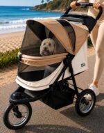 Pet Gear No-Zip Jogger Pet Stroller for Cats/Dogs, Espresso