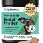 Pet Honesty Vet Approved Dog Teeth Cleaning Powder, 30 Servings