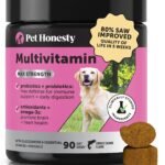 Pet Honesty Vet Recommended Max Strength Dog Multivitamin, 90 Ct, Salmon