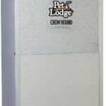 Pet Lodge® Automatic Dog Feeder | Chow Hound Outdoor Pet Feeder for Large Dogs | Tough Galvanized Steel | Made in USA | 50 Pound