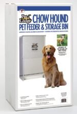 Pet Lodge® Automatic Dog Feeder | Chow Hound Outdoor Pet Feeder for Large Dogs | Tough Galvanized Steel | Made in USA | 50 Pound - Image 2