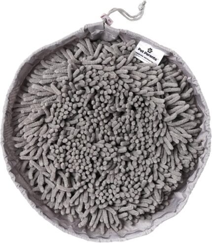 Pet Parents Forager Bowls, Slow Feeder Dog Bowls with SoftSnout & Non-Slip Backing Technology, Dog Feeder Mat & Snuffle Mat for Large Dogs and Small Dogs (Forest Modern Grey)