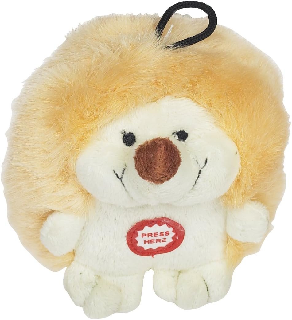 Pet Qwerks Plush Interactive Dog Toys – Chattering Hedgehog – 4.5 in, All Breed Sizes Pet Qwerks Plush Interactive Dog Toys – Chattering Hedgehog – 4.5 in, All Breed Sizes