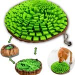 Pet Snuffle Mat for Dogs,Interactive Feed Puzzle for Boredom,Encourages Natural Foraging Skills for Cats Rabbits Dogs Bowl, Dog Treat Dispenser Indoor Outdoor Stress Relief,Travel Portable and Compact