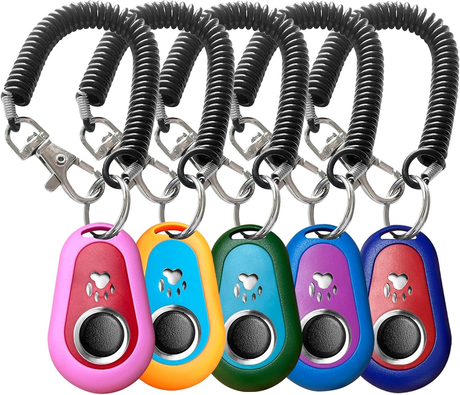 Pet Training Clicker with Strap for Dogs/Cats/Horses/Birds or Other Animals – Clickers for Training (5 Colors) Pet Training Clicker with Strap for Dogs/Cats/Horses/Birds or Other Animals – Clickers for Training (5 Colors)