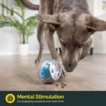 Pet Zone IQ Treat Ball, Interactive Dog Dispenser Toy, 4 Inch Slow Feeder - Image 2