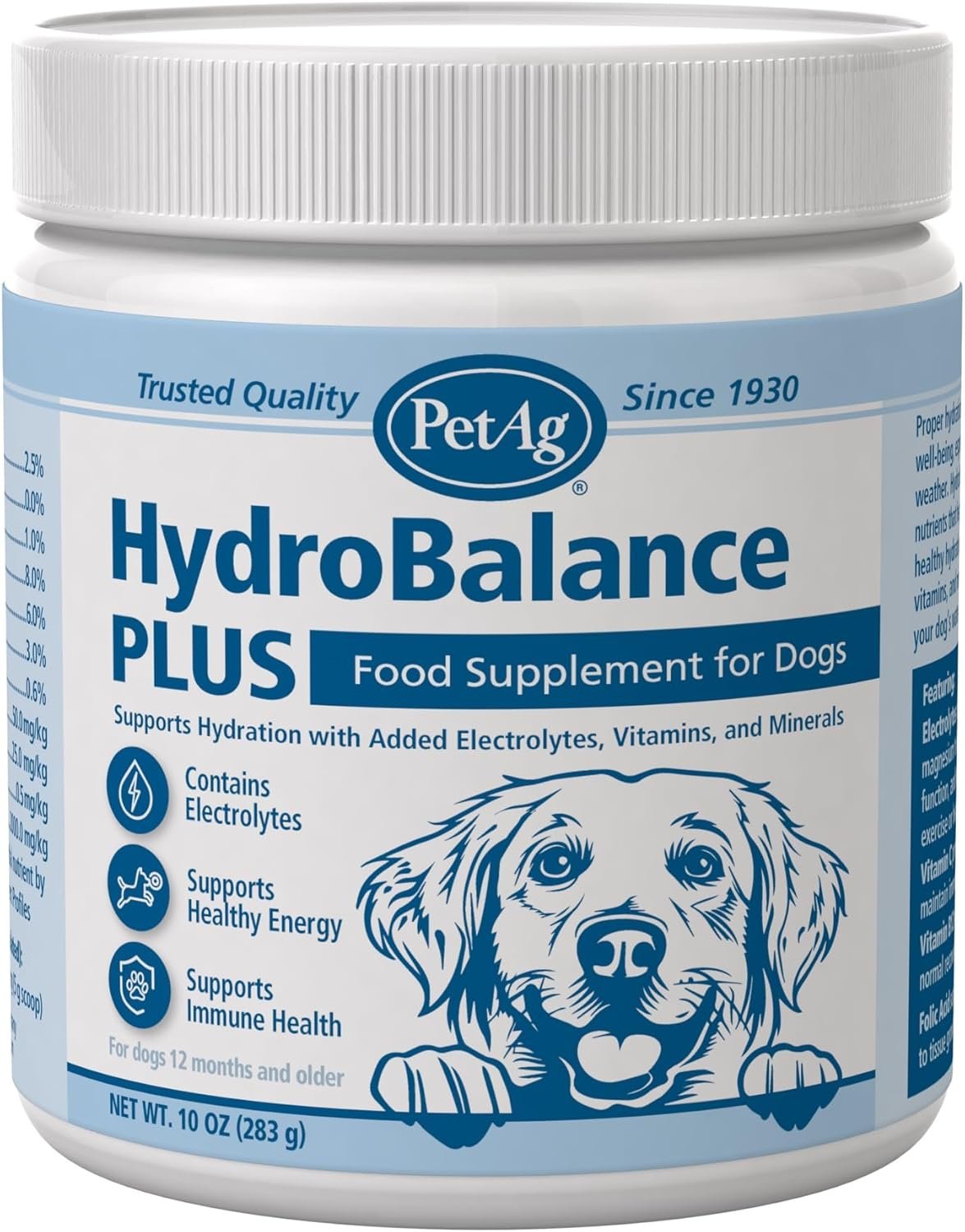 PetAg HydroBalance Plus – 10 oz – Hydration Supplement for Dogs – Supports Energy, Recovery & Immune Health PetAg HydroBalance Plus – 10 oz – Hydration Supplement for Dogs – Supports Energy, Recovery & Immune Health