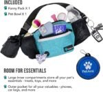 PetAmi Dog Fanny Pack, Treat Pouch for Dog Walking Training, Turquoise Blue - Image 2