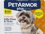 PetArmor Plus Flea & Tick Topical Dogs 5-22 lbs, 6-Month