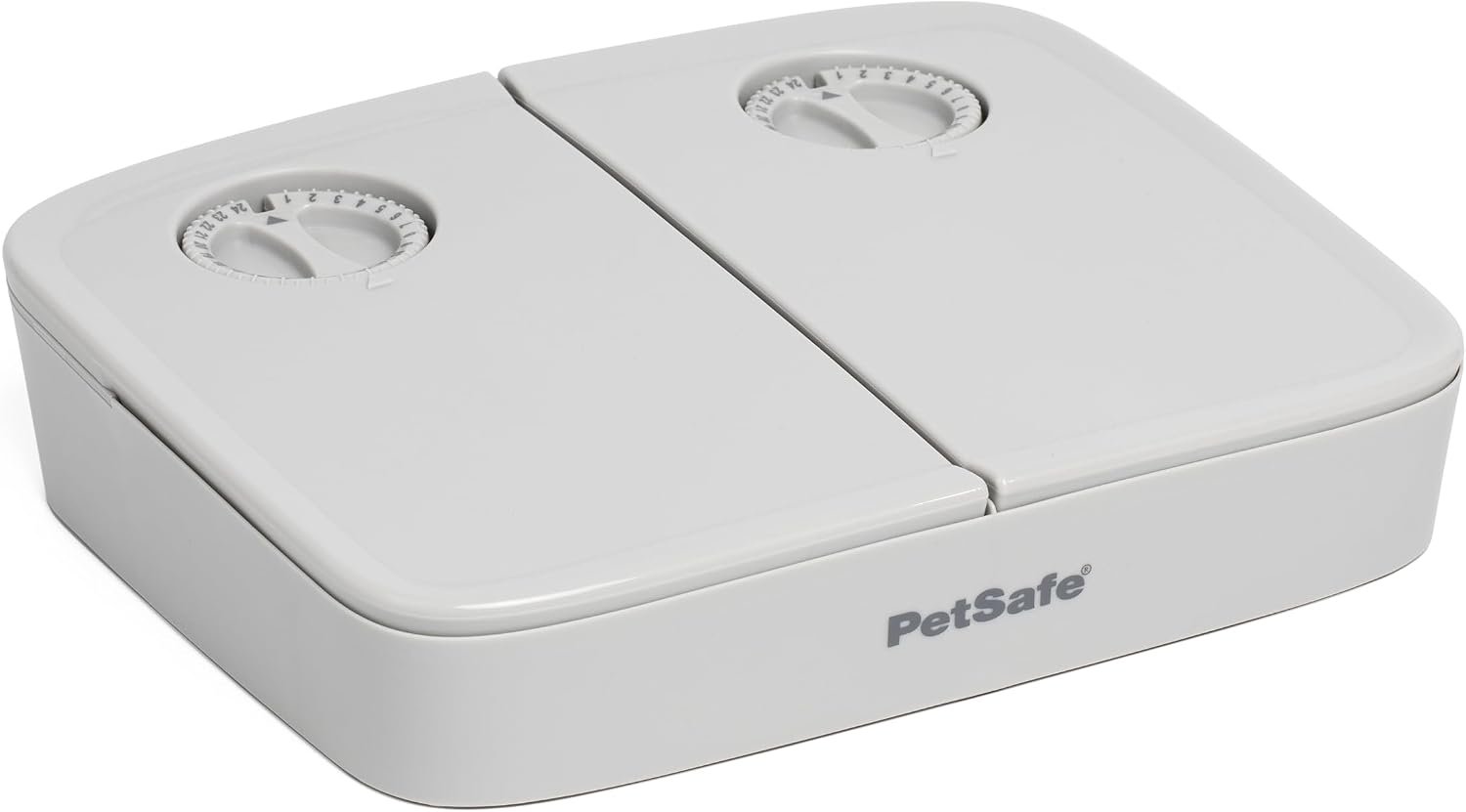 PetSafe Analog 2 Meal Pet Feeder, Dog & Cat, 3 Cup/16 oz, Tamper-Resistant PetSafe Analog 2 Meal Pet Feeder, Dog & Cat, 3 Cup/16 oz, Tamper-Resistant