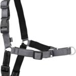 PetSafe Easy Walk Deluxe Dog Harness, No Pull Dog Harness – Perfect for Leash & Harness Training – Stops Pets from Pulling and Choking on Walks – Large, Steel