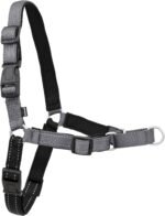 PetSafe Easy Walk Deluxe Dog Harness, No Pull Dog Harness – Perfect for Leash & Harness Training – Stops Pets from Pulling and Choking on Walks – Large, Steel